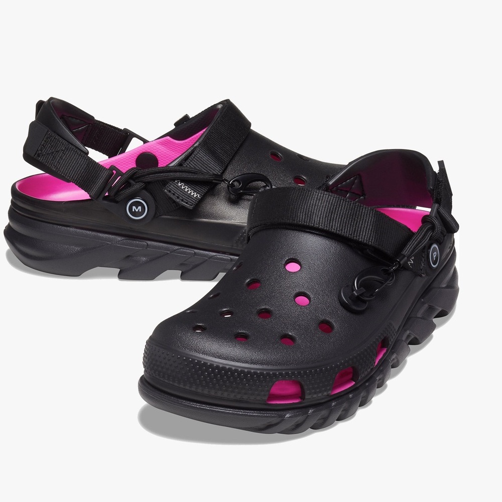 Crocs x Post Malone Limited Edition 2020 Black/Pink Duet Max Clog 2